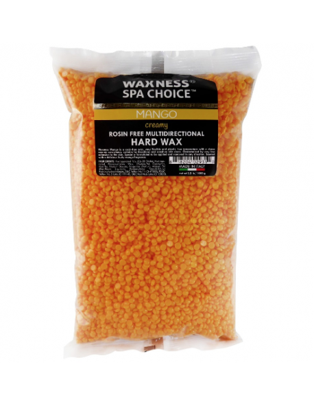 SPA CHOICE ROSIN FREE MULTIDIRECTIONAL HARD WAX MANGO 2.2 LB / 1 KG