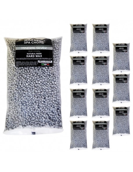 SPA CHOICE MINERAL SILVER DEMI CREAMY HARD WAX BEADS 26.4 LB