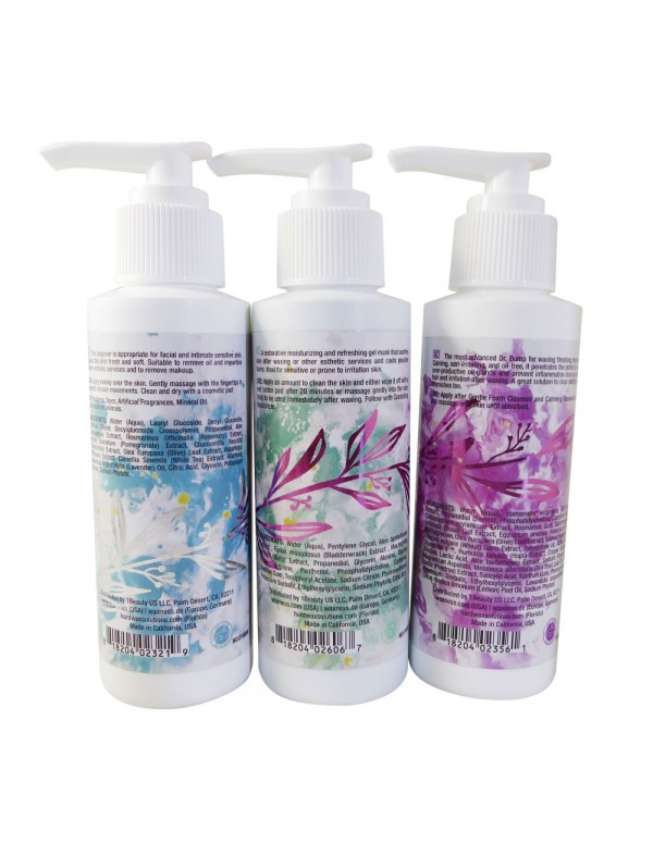 DR. BUMP 3 STEP NATURAL POST WAXING INTIMATE / FACIAL TREATMENT KIT 3 X
