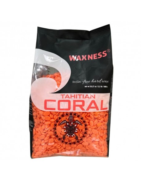 PREMIUM ROSIN FREE HARD WAX BEADS TAHITIAN CORAL 2.2 LB / 1 KG