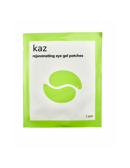 KAZ Rejuvenating Eye Gel Patches with Caffeine and Extensin, 1 pair