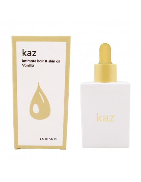 KAZ INTIMATE HAIR & SKIN OIL VANILLA 1 FL OZ / 30 ML