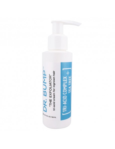 DR. BUMP “THE EXFOLIATOR” TRI-ACID CREAM FOR INGROWN HAIR 3 FL OZ / 88 ML