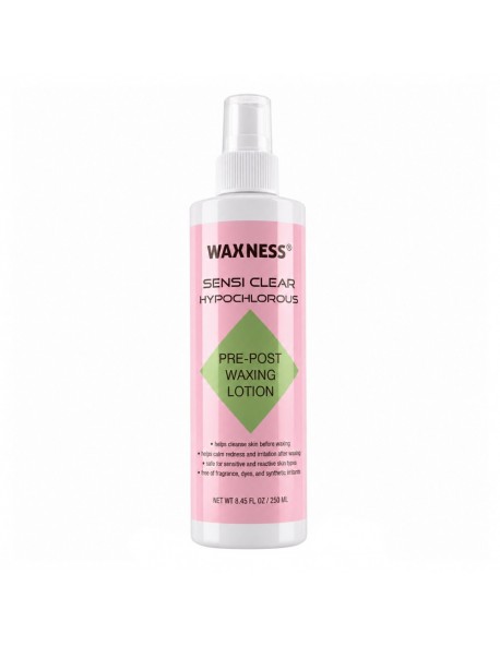 Waxness Sensi Clear Hypochlorous Pre-Post Waxing Lotion 8.45 fl oz / 250 ml