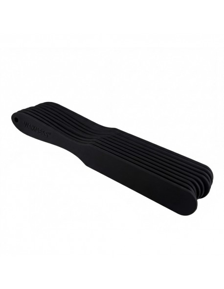 Silicone Wax Stirring Large Spatula Black 12" X 1.18" Pack of 10
