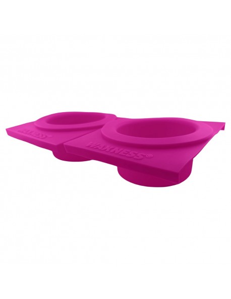 Non Stick Square Easy Clean Silicone Bowl Pink – 1 lb for Double Warmers 5002 Pack of 2