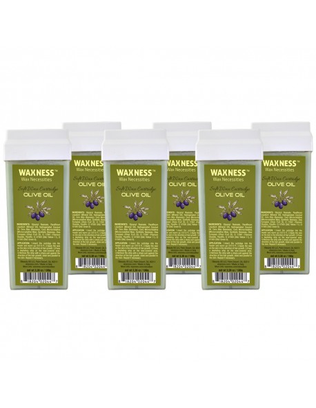 Olive Soft Wax Cartridge 3.38 oz 100 g Pack of 6