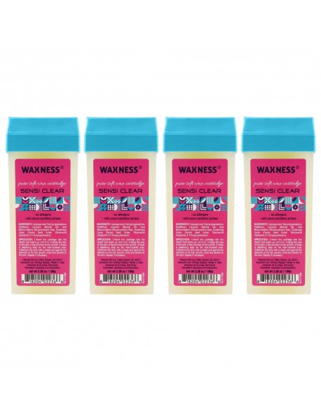 Sensi Clear Pure Soft Wax Cartridge 3.38 oz / 100 g Pack of 4