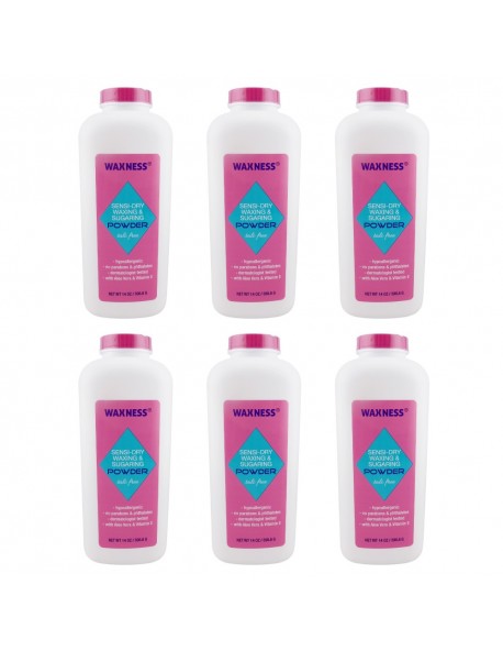 Sensi-Dry Waxing & Sugaring Powder 14 oz Pack of 6