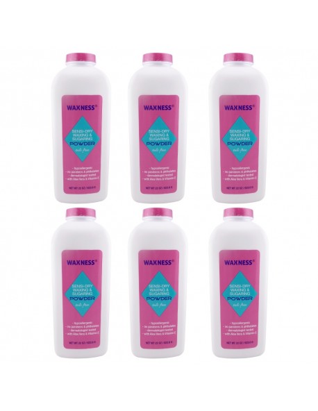 Sensi-Dry Waxing & Sugaring Powder 22 oz Pack of 6