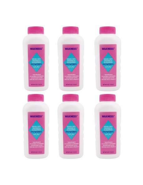 Sensi-Dry Waxing & Sugaring Powder 4 oz Pack of 6