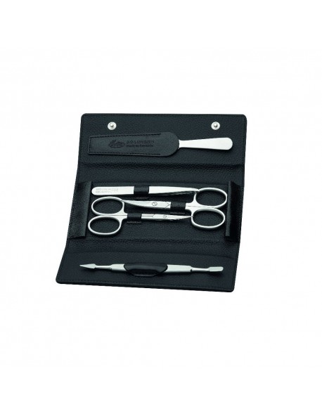 Erbe Manicure Snap Button Case "Black Mamba", Stainless, 5 instruments