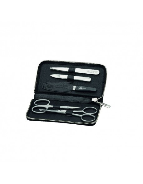 Erbe Manicure Zipper Case Range "Black Mamba", Stainless, 5 instruments