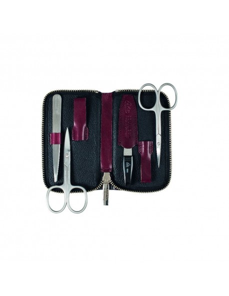 Erbe Manicure Zipper Case Range "Mon Cherie", Stainless, 4 instruments