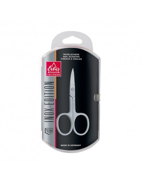Erbe Solingen Nail Scissors Pointed and Curved Cutting Edges Micro Teeth Inox Edition 9 cm 3.5 in