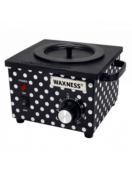 Single Wax Heater WN-5001 E Black Polka Dot Elite Series Holds 16 Oz