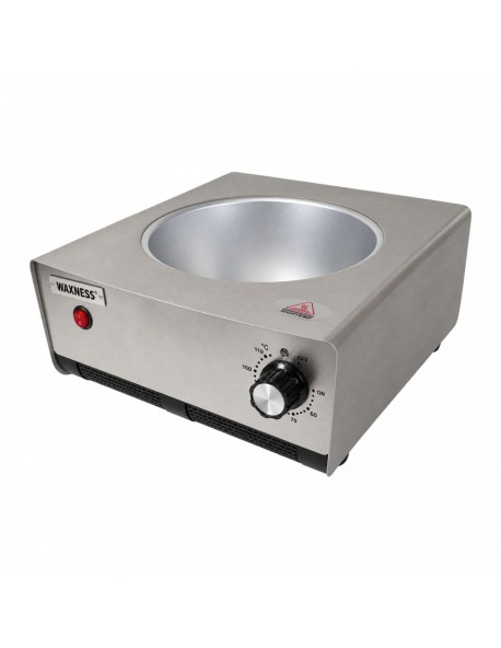 Extra Large Professional Wax Heater WaxHue Stainless Elite Series Holds 10 lb, 2 Years Warranty