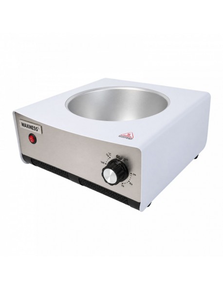Extra Large Professional Wax Heater WaxHue White Elite Series + Silicone Liner Holds 10 lb, 2 Years Warranty