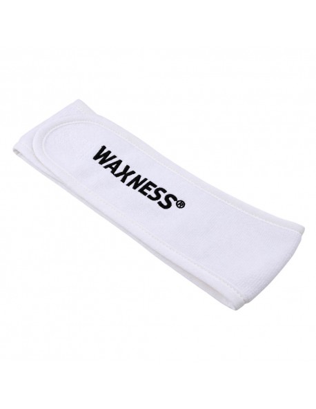 100% Cotton Terry Cloth Spa Headband – Soft, Absorbent Hair Wrap for Facials, Face Washing & Makeup, White, 1-Pack