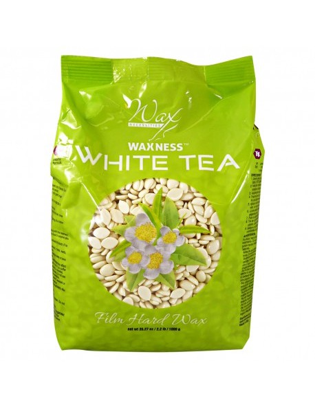 WHITE TEA CREAM FILM HARD WAX BEADS 2.2 LB / 35.27 OZ