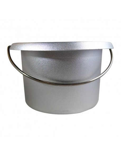 EMPTY METAL POT FOR WAX HOLDS 16 OZ