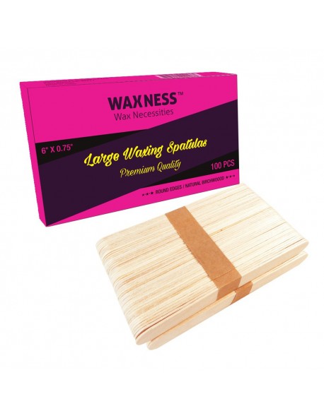 ACU-CHECK Wooden Wax Sticks - 100 Pcs Waxing Sticks - Assorted Wooden Wax  Sticks - For Body Legs