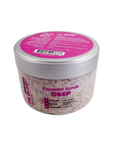 DR. BUMP COCONUT SHELL SCRUB 3 IN 1 DEEP 8.8 OZ / 250 G