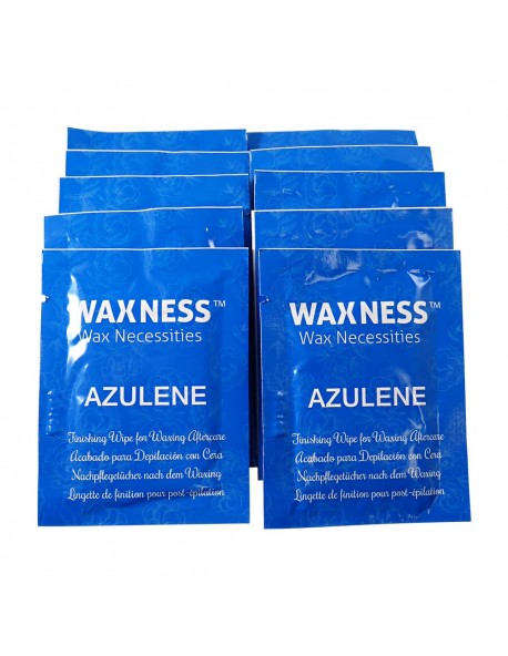 WAX AT HOME AZULENE AFTER WAXING FINISHING WIPES PACK OF 10