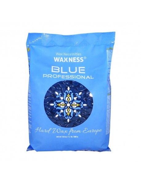 BLUE PROFESSIONAL HARD WAX BEADS 1.1 LB / 0.5 KG