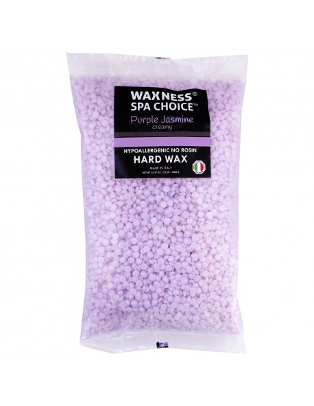 SPA CHOICE PURPLE JASMINE DEMI CREAMY NO ROSIN HARD WAX BEADS 2.2 LB / 1 KG