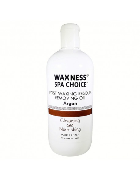 SPA CHOICE POST WAXING RESIDUE REMOVING OIL ARGAN 16.9 FL OZ / 500 ML