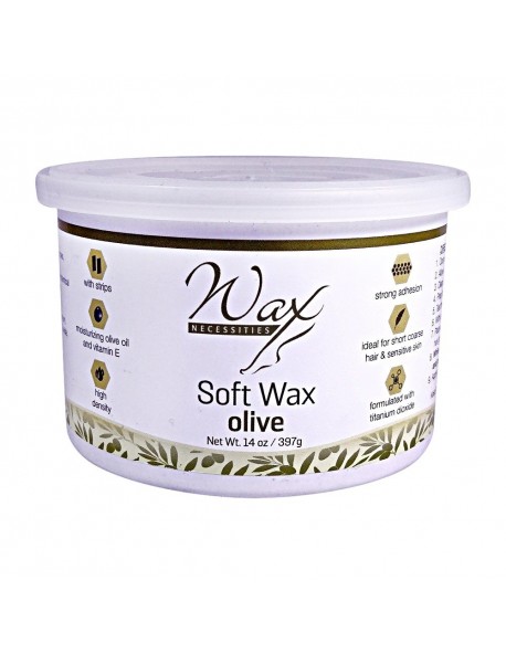 OLIVE SOFT WAX 14 OZ / 397 G