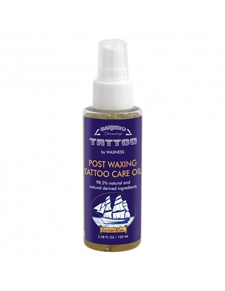 BARBERO GROOMING POST WAXING TATTOO CARE OIL BY WAXNESS 3.38 FL OZ