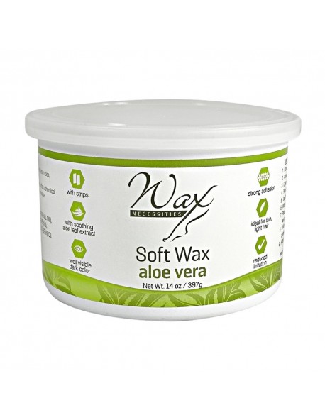 ALOE VERA SOFT WAX 14 OZ / 397 G