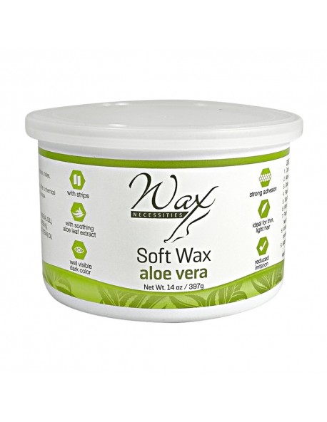 Aloe Vera Soft Wax Tin 14 oz / 397 g