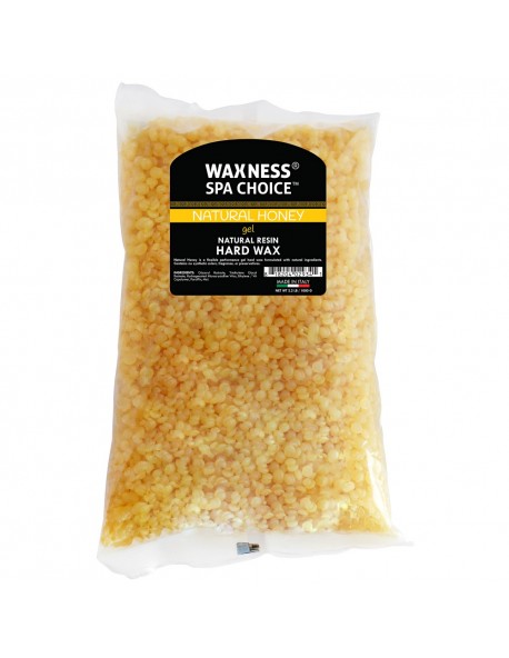 SPA CHOICE NATURAL HONEY GEL HARD WAX BEADS 2.2 LB / 1 KG