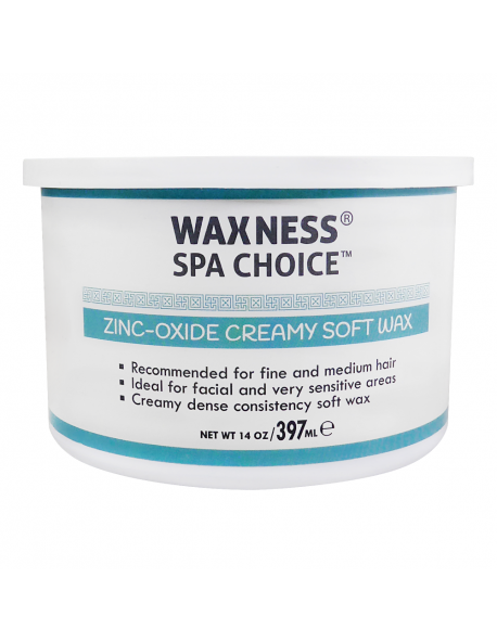 SPA CHOICE ZINC OXIDE CREAMY SOFT WAX 14 OZ / 397 ML