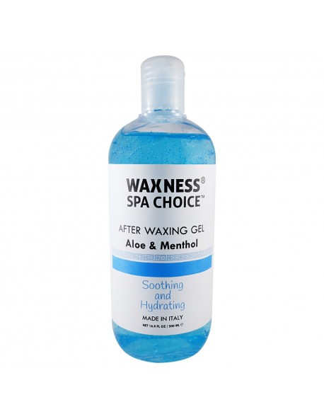 SPA CHOICE AFTER WAXING GEL WITH ALOE AND MENTHOL 16.9 FL OZ / 500 ML